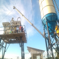 Export to Kenya HZS90 Stationary Concrete Batching Plant